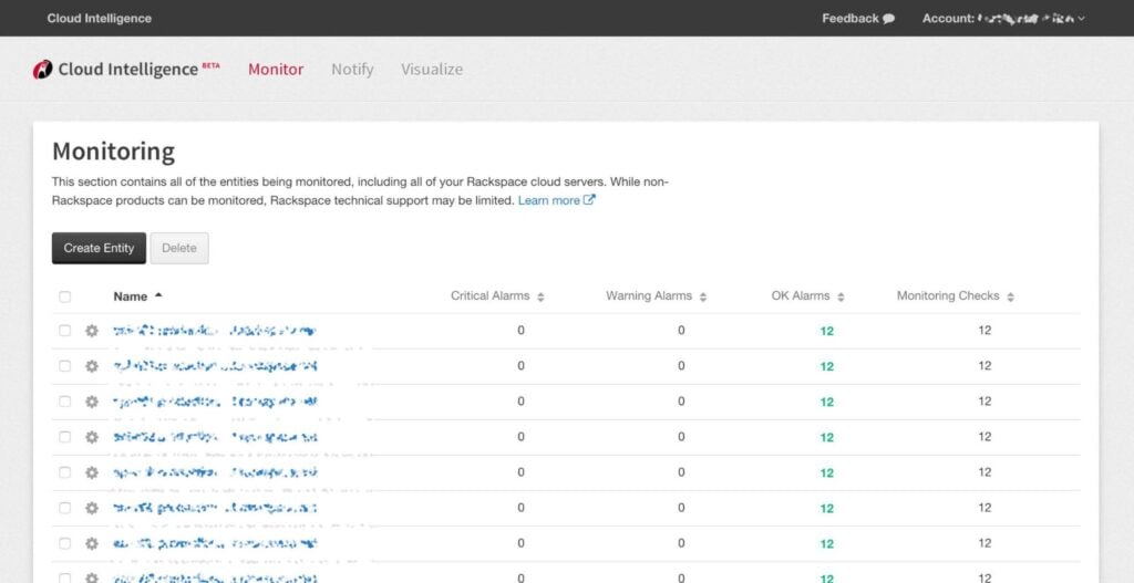 rackspace performance monitoring screenshot