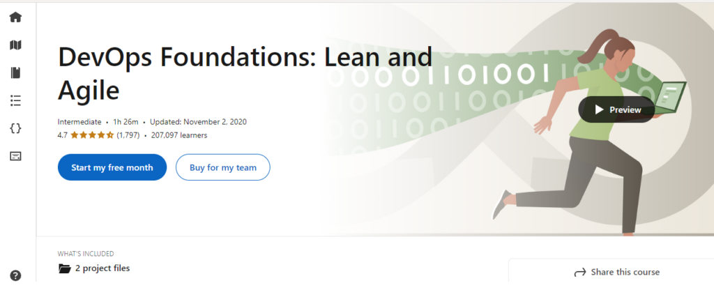 DevOps Foundations: Lean and Agile, a devOps course